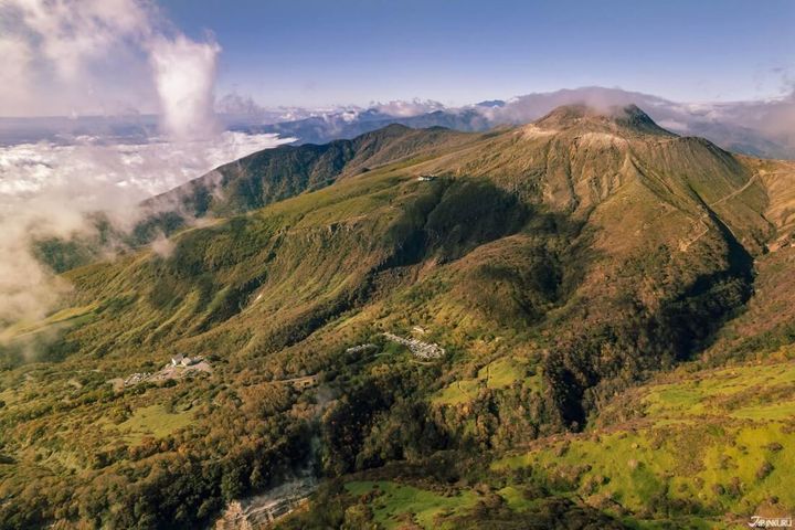 ▲那須五岳等火山山地。　圖：東日本旅客鐵路株式會社／提供