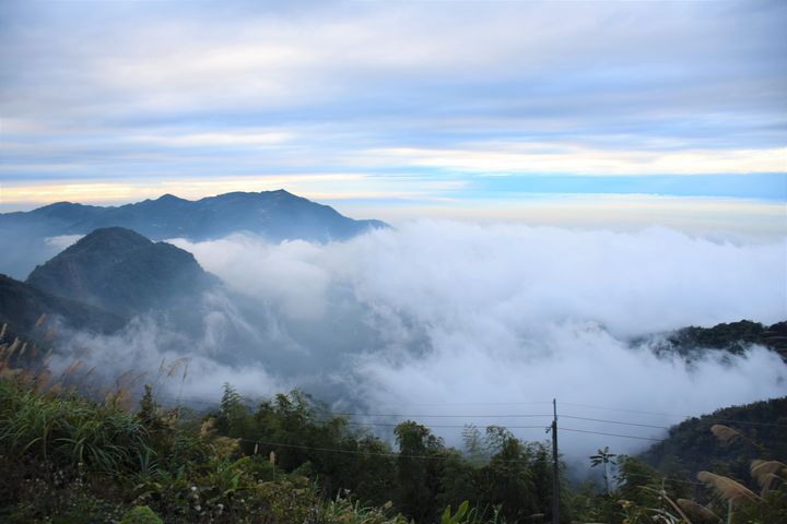 雲林草嶺擁有豐富的地質和自然景觀，宛如置身人間仙境。　記者-歐彥君／攝