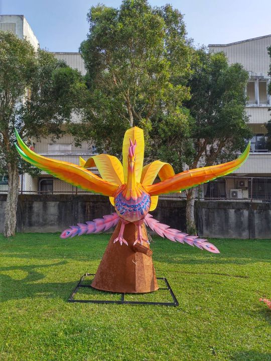 ▲傳統的祥獸獻瑞、天馬遨遊及可愛的招財虎則移到虎頭山。 圖：桃園市政府觀光旅遊局／提供 