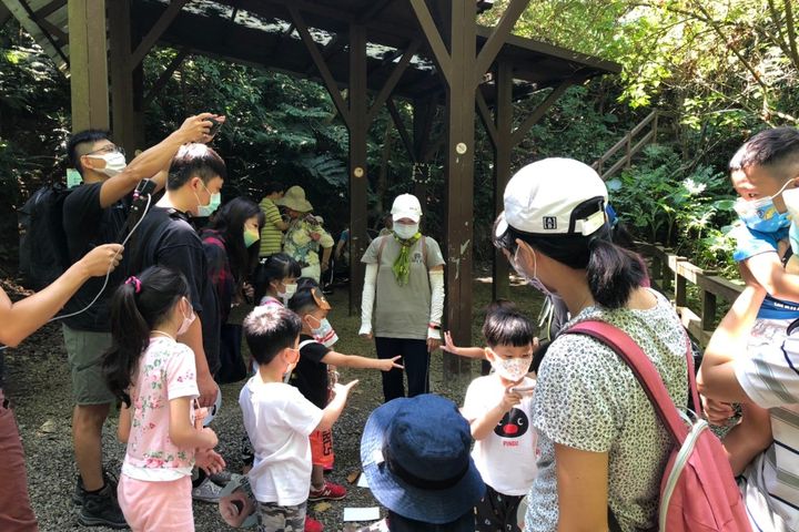 ▲富陽自然生態公園最具特色「富陽三寶」為主題設計，讓小朋友親近大自然，感受山林。　圖：臺北市政府觀傳局／提供