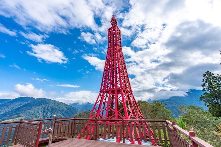 ▲桃園復興區巴陵鐵塔。　圖：桃園市政府觀旅局／提供