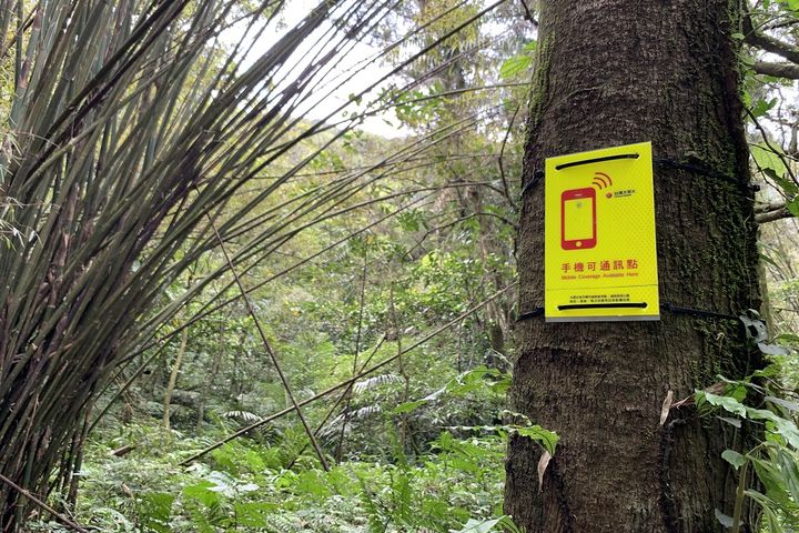 登山除了結伴同行，現在通訊網絡也建置完備，有利於山域通訊安全。　圖：新北市政府觀光旅遊局／提供