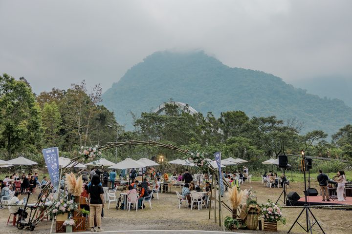 ▲螢河星空下的派對饗宴。　圖：阿里山國家風景區管理處／提供