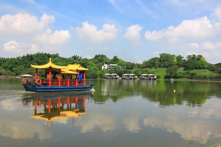 媽咪入園，五月免費，打卡再贈火鶴花。　圖：台糖公司尖山埤江南渡假村／提供