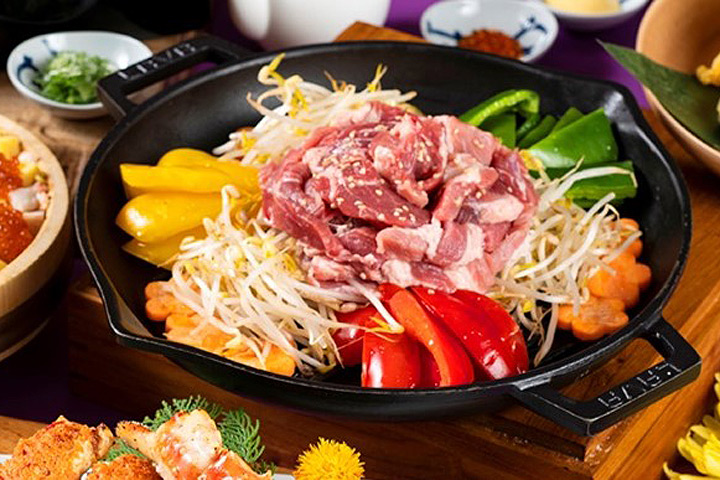 ▲日本美食季限定「成吉思汗烤羊肉」。　圖：JR東日本大飯店 台北／提供