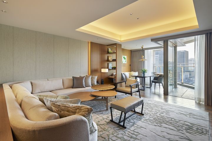 Palace Hotel Tokyo-Premier Suite-Living Room。　圖： PetriePR／提供