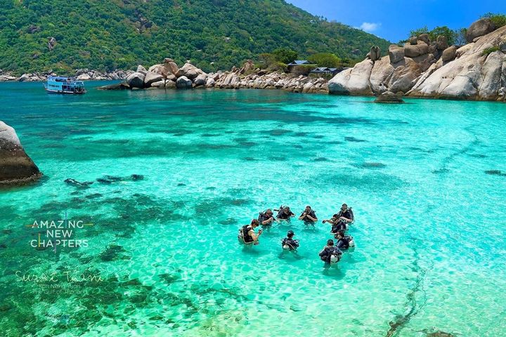 ▲蘇美島-南優島Koh Nang Yuan。　圖：泰國觀光局／提供