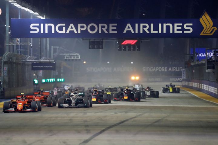 新航持續冠名贊助 F1新加坡大獎賽