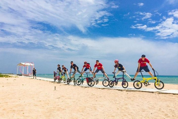 2022澎湖自行車跳島嘉年華盛大啟動，有一系列相關活動邀全民「騎」起來。　圖：澎湖國家風景區管理處／提供