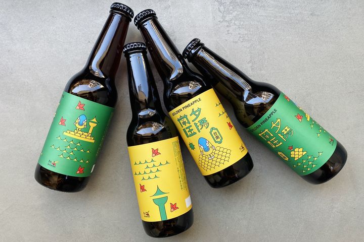 臺南款聯名啤酒－南旺夕陽。(溫馨提醒：禁止酒駕；飲酒過量，有害健康。)　圖：臺南市政府觀光旅遊局／提供