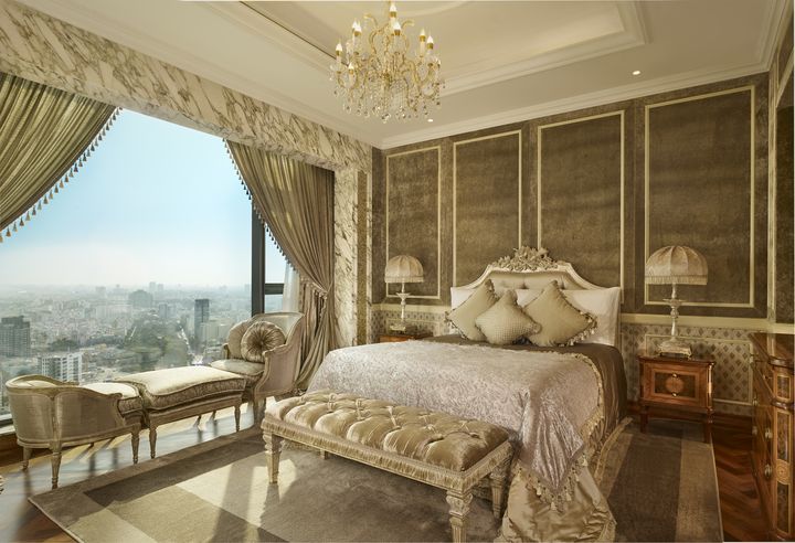 ▲西貢萬韻酒店套房內呈現精美古典設計，處處營造豪華氛圍。　圖：Petrie PR／提供