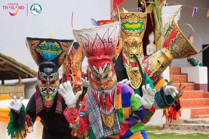 泰國東北部雷府丹賽區將舉辦鬼臉節慶典。　圖：泰國觀光局／提供