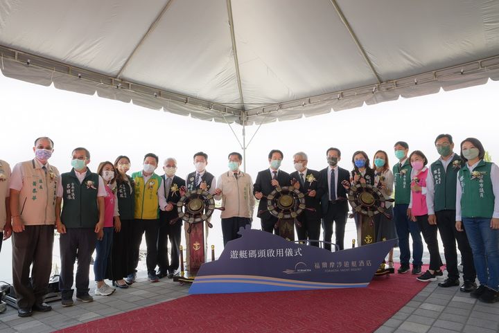 ▲福爾摩沙遊艇酒店緊鄰安平水景公園，結合遊艇碼頭可帶動水域遊憩觀光。　圖：臺南市政府觀光旅遊局／提供