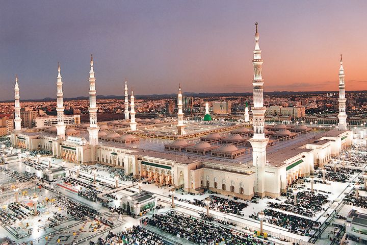 ▲先知寺是全世界最大的清真寺之一。　圖：沙烏地阿拉伯旅遊局／提供