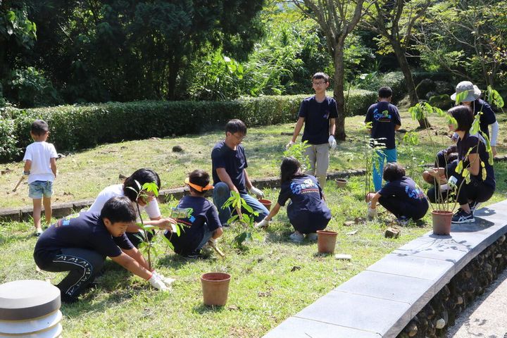 ▲小小解說員植栽活動。　圖：西拉雅國家風景區管理處／提供