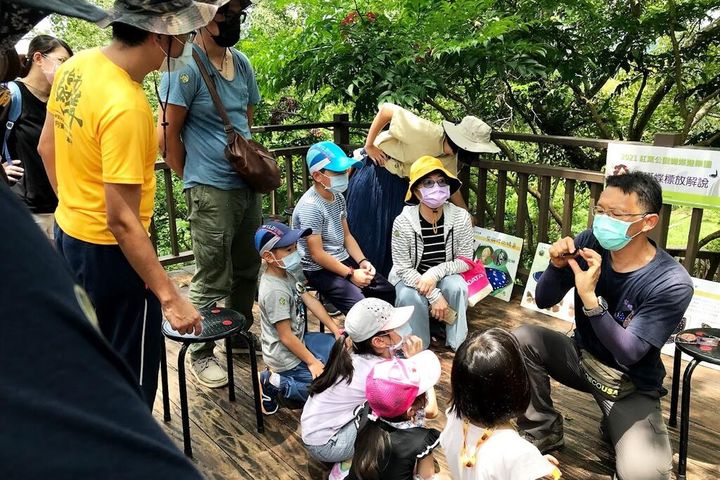 ▲紫斑蝶標放體驗活動。　圖：西拉雅國家風景區管理處／提供