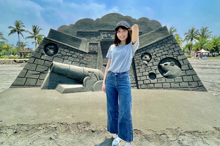 ▲旗津黑沙玩藝節熱鬧開場，還不快來打卡拍一波！　圖：高雄翰品酒店／提供