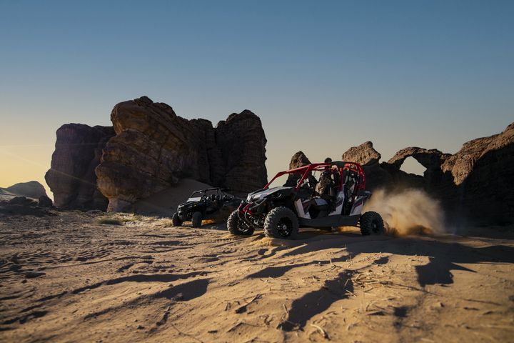 ▲在沙烏地阿拉伯可駕駛四輪傳動車狂飆沙漠地帶　圖：沙烏地阿拉伯旅遊局／提供