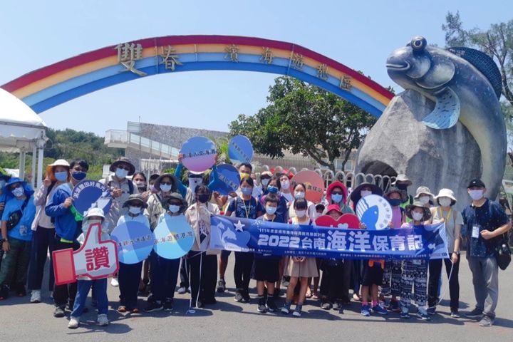 ▲北門觀察家活動暢遊雙春濱海遊憩區。　圖：臺南市政府觀光旅遊局／提供