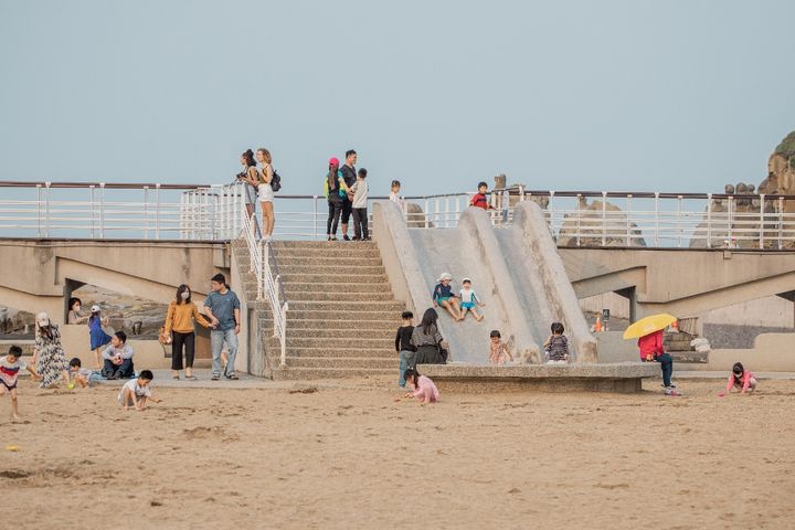 ▲留夏沙灘。　圖：北海岸及觀音山國家風景區管理處／提供