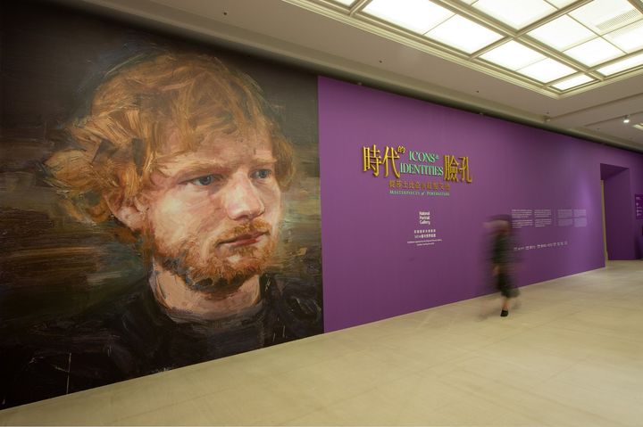 奇美博物館展出《時代的臉孔》展廳入口處主視覺。　圖：奇美博物館／提供