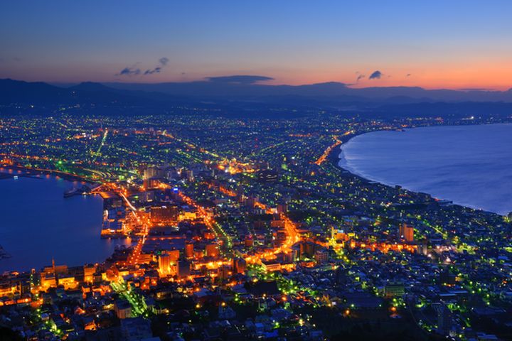 北海道函館美麗夜景。　圖：shutterstock／來源 