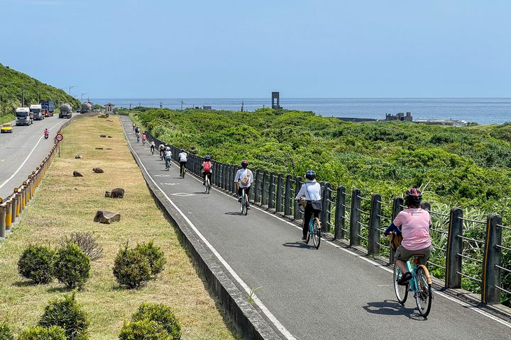 東北角福隆生活節以自行車之旅探索東北角。　圖：東北角暨宜蘭海岸國家風景區管理處／提供