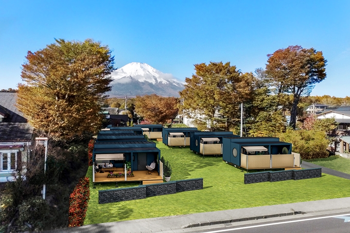 日本近年來豪華露營風潮正夯，露營車營地即將登場。　圖：ブッキングリゾート／來源