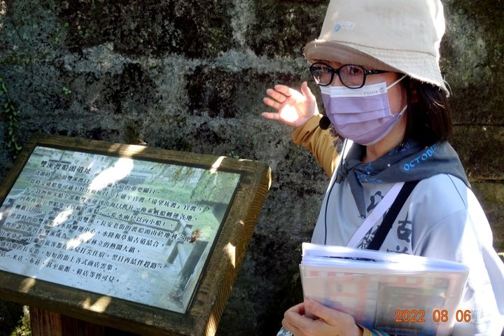 ▲透過導覽深入探索雙溪人文底蘊。　圖：東北角暨宜蘭海岸國家風景區管理處／提供