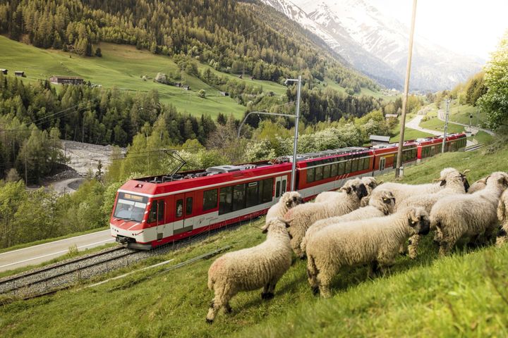 ▲搭火車遊瑞士，享受便捷舒適旅程。　圖：瑞士國家旅遊局／提供