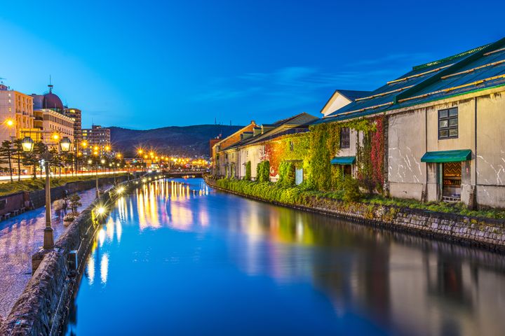 ▲小樽運河浪漫景致。　圖：shutterstock／來源