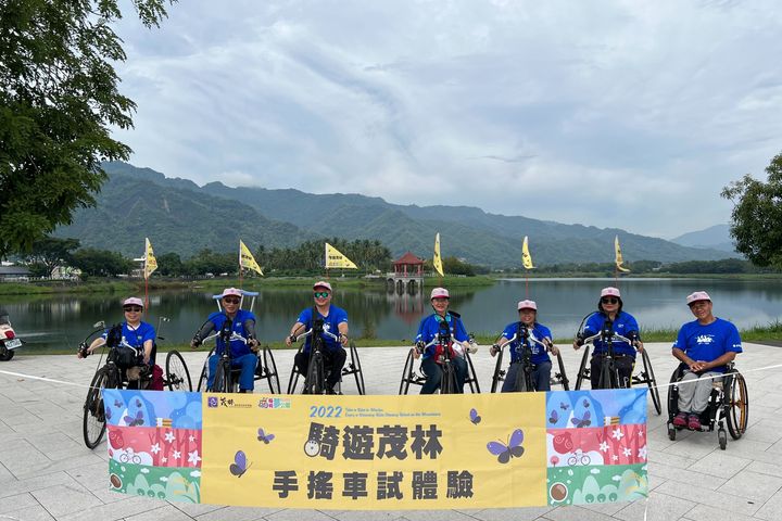 今年為台灣自行車旅遊年，茂管處打造無障礙騎乘環境。　圖：茂林國家風景區管理處／提供