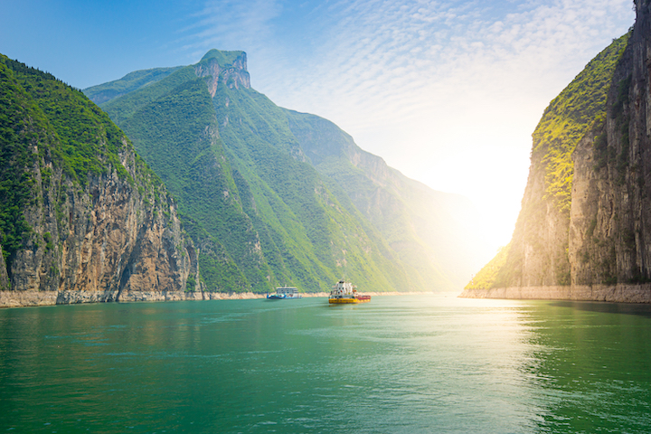 風景優美的長江三峽，是中國古文化的發源地之一。　圖：ShutterStock／來源