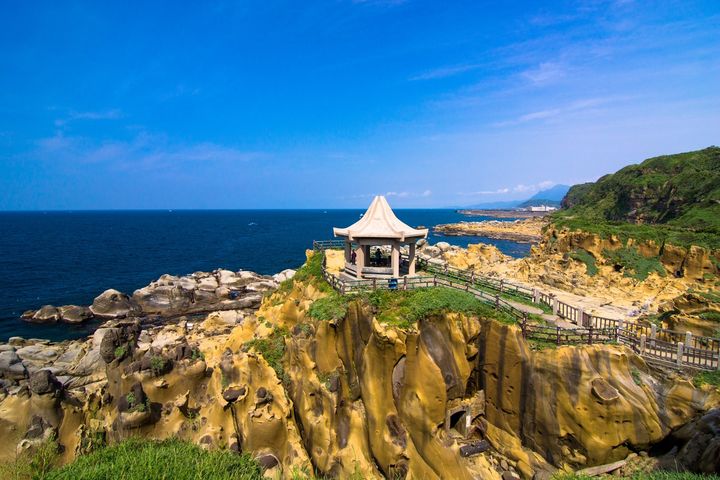 基隆和平島公園，擁有美麗而獨特的自然海岸景觀。　圖：基隆市政府／提供