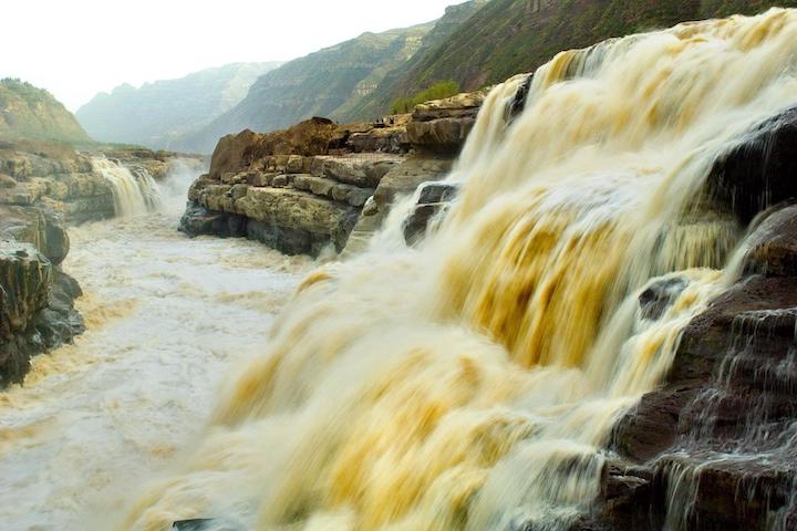 ▲壺口瀑布為世界上最大的黃色瀑布。　圖：文化和旅遊部／來源