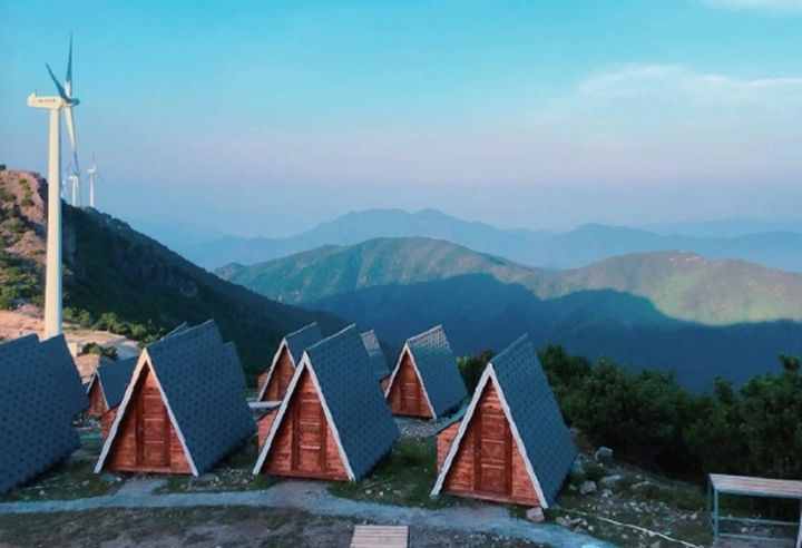 ▲臺州括倉山蜂巢露營基地。　圖：海峽兩岸旅遊交流協會／提供