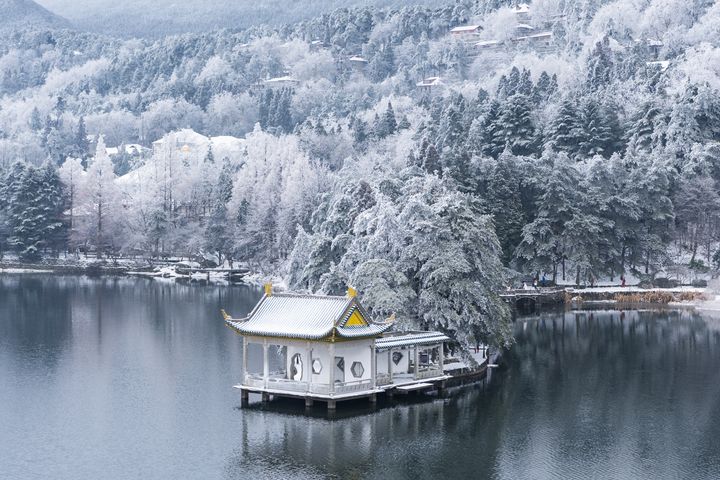 ▲著名旅遊勝地廬山冬季景觀。　圖：shutterstock／來源