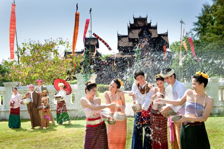 ▲潑水節是泰國新年，更是最重要最熱鬧的慶典之一。　圖：泰國觀光局／提供