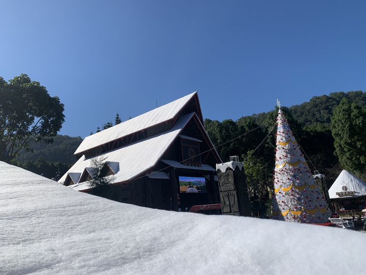 ▲《歡樂聖誕月》呈現大面積的雪景世界。　圖：九族文化村／提供
