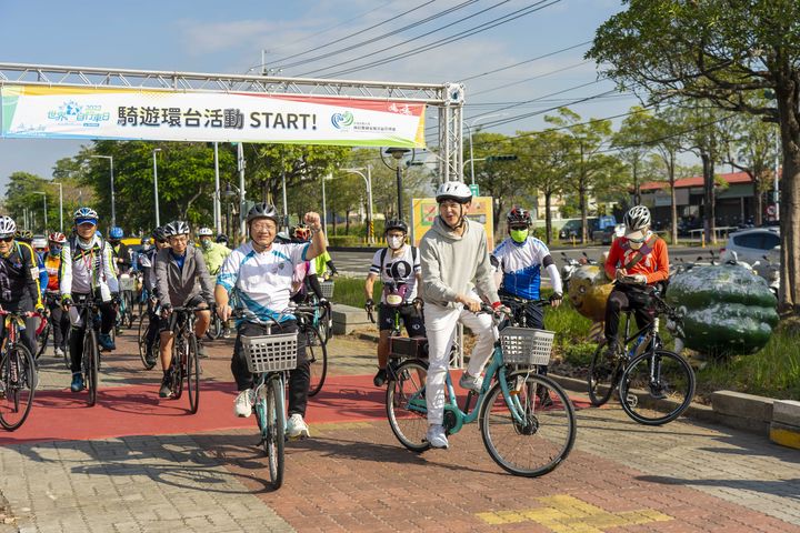 ▲環台騎遊活動邀約車友探索西拉雅，與全台單車騎士大串聯。　圖：西拉雅國家風景區管理處／提供