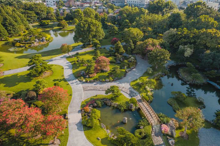 ▲成美文化園區的庭園造景。　圖：成美文化園／提供