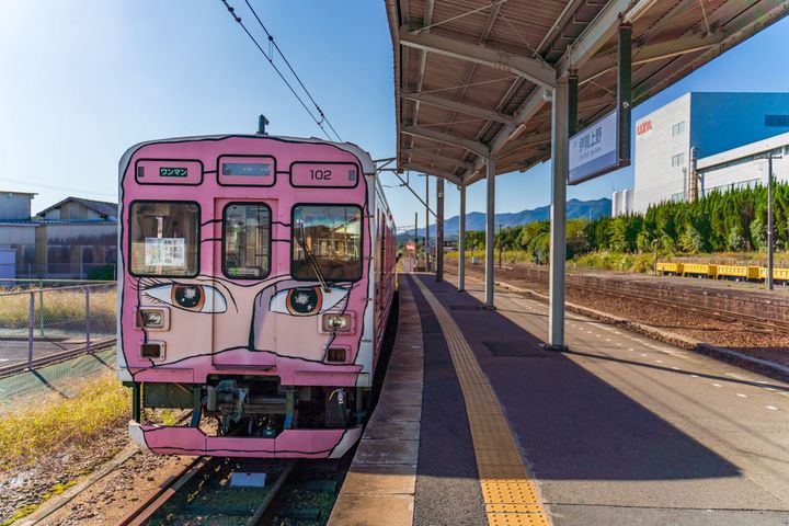 ▲可愛的忍者列車。 ©Leiji Matsumoto/LEIJISHA。　圖：三重フォトギャラリー／來源