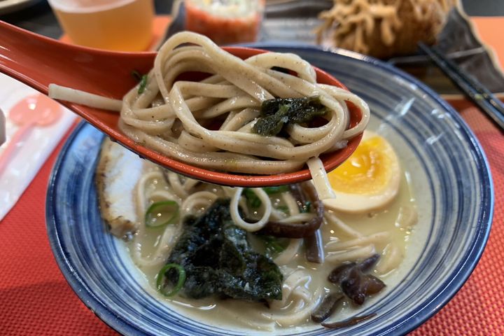 健康營養的蕎麥麵。　圖：西拉雅國家風景區管理處／提供