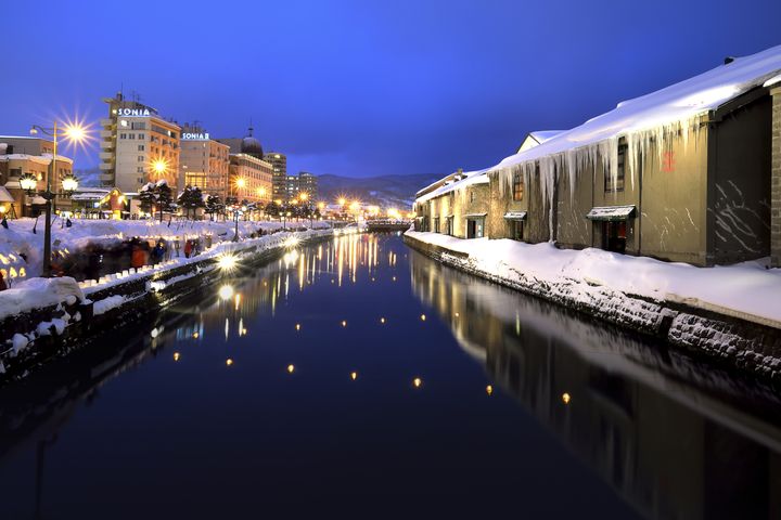 ▲小樽運河是小樽的代表性觀光景點。　圖：Shutterstock／來源