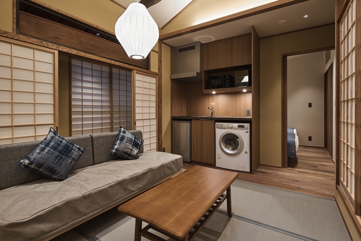 ▲部份客房更提供洗烘衣機、簡易廚房。　圖：東京建物公司／來源