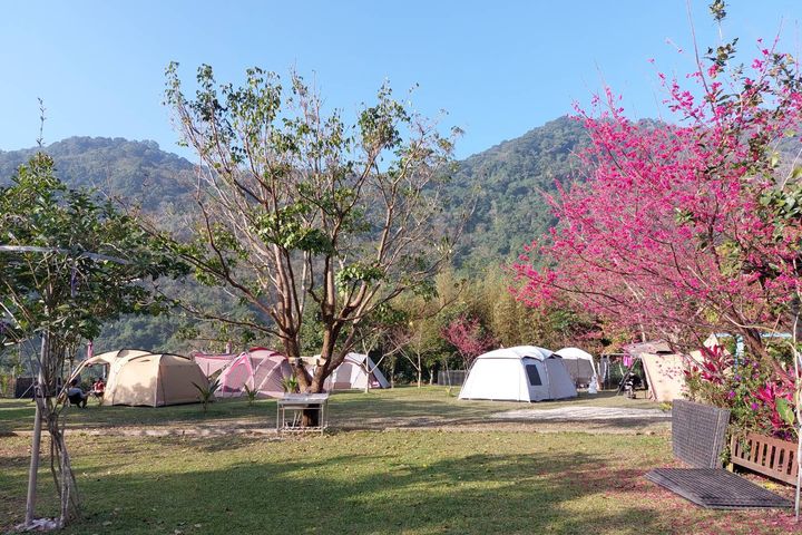 桃園山林地區有許多風景優美的露營場地。　圖：桃園市政府觀旅局／提供