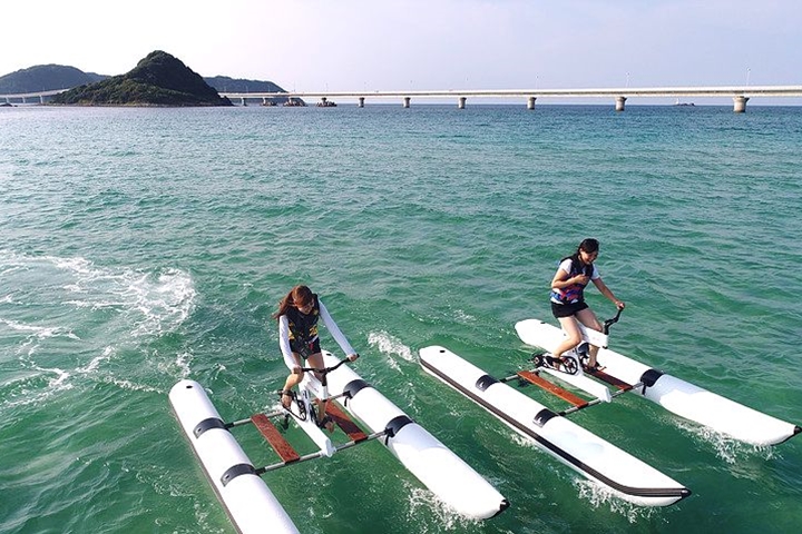 ▲水上腳踏車能夠1人體驗，也能安排全家同樂。　圖：向日遊顧問有限公司／來源