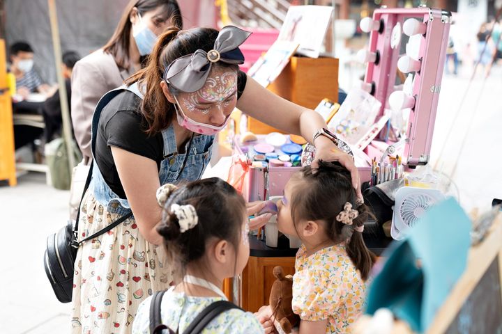 宜蘭傳藝園區清明連假期間12歲以下兒童享免費入園。　圖：全聯善美的文化藝術基金會／提供