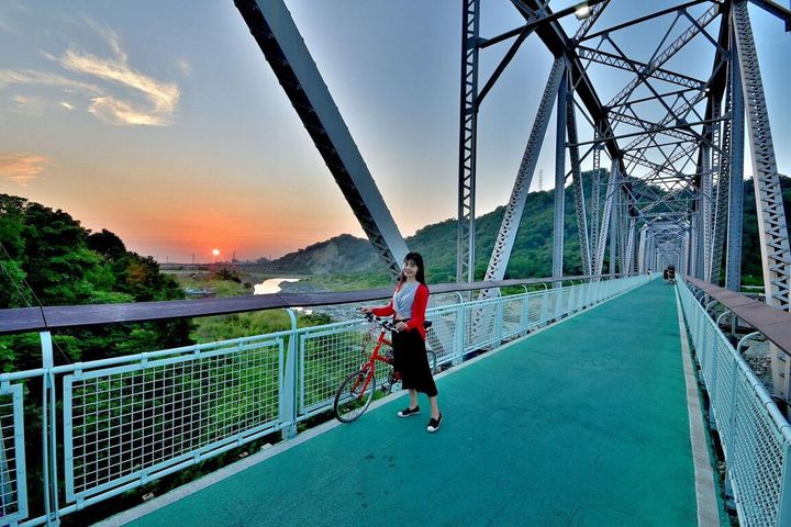 ▲花樑鋼橋。　圖：臺中市政府觀光旅遊局旅遊行銷科／提供