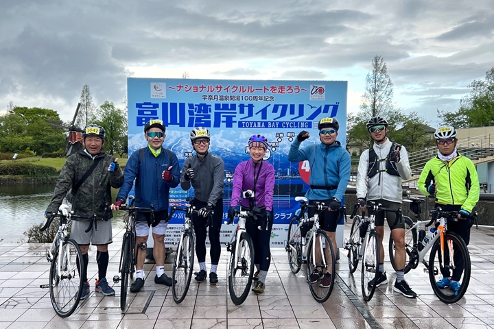 明年春季歡迎安排富山縣運動觀光行程，挑戰「富山灣岸自行車節」。　圖：向日遊顧問有限公司／來源